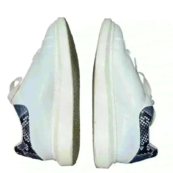 Steve Madden blue snakeskin white sneaker - Picture 3 of 4